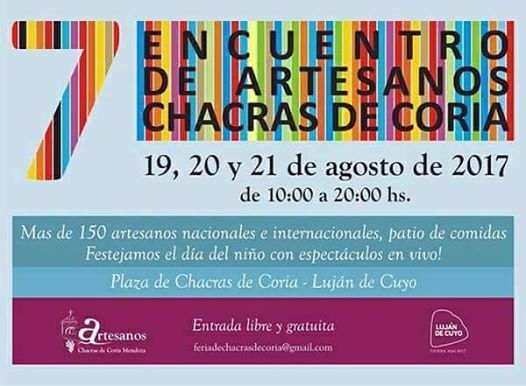 7° Encuentro de artesanos en Chacras